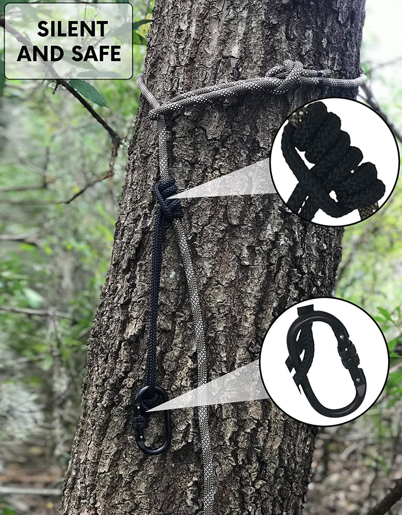 Proven Wild Treestand Lifeline Rope for Hunting - 30 ft Harness Lifeli ...