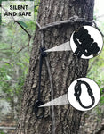 Proven Wild Treestand Lifeline Rope for Hunting - 30 ft Harness Lifeline Non-Reflective with Prusik Knot and Single Carabiner