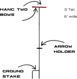 Archer's Bow and Arrow Stand